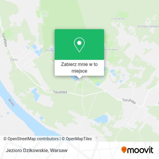 Mapa Jezioro Dzikowskie