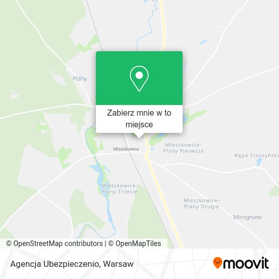 Mapa Agencja Ubezpieczenio