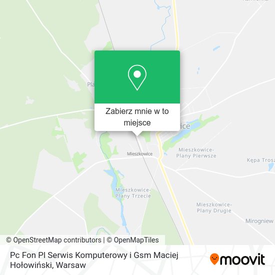 Mapa Pc Fon Pl Serwis Komputerowy i Gsm Maciej Hołowiński