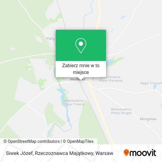 Mapa Siwek Józef, Rzeczoznawca Majątkowy