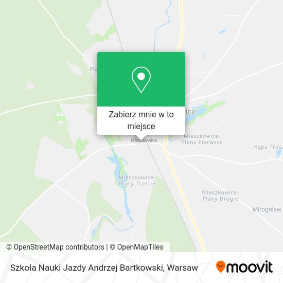 Mapa Szkoła Nauki Jazdy Andrzej Bartkowski