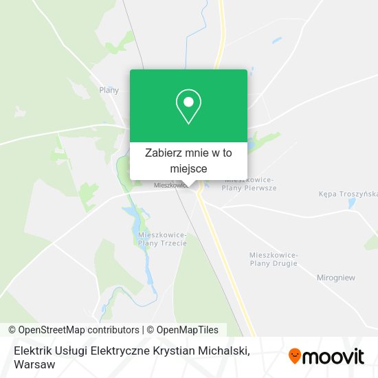 Mapa Elektrik Usługi Elektryczne Krystian Michalski