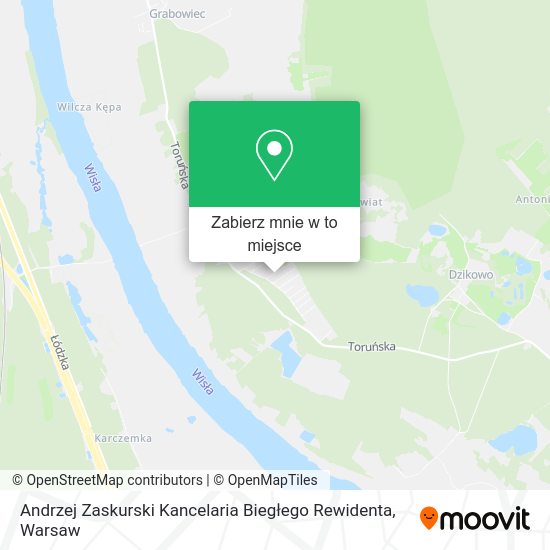 Mapa Andrzej Zaskurski Kancelaria Biegłego Rewidenta