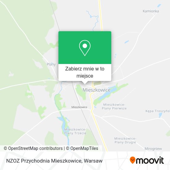 Mapa NZOZ Przychodnia Mieszkowice