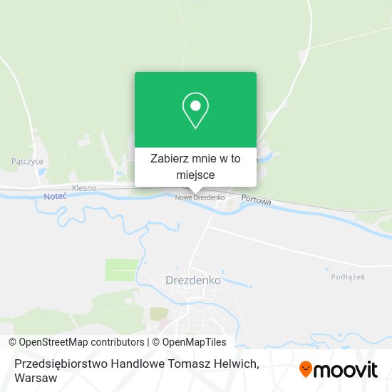 Mapa Przedsiębiorstwo Handlowe Tomasz Helwich