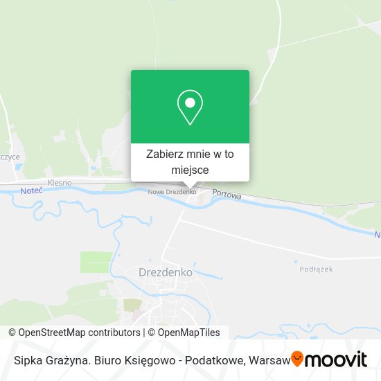 Mapa Sipka Grażyna. Biuro Księgowo - Podatkowe