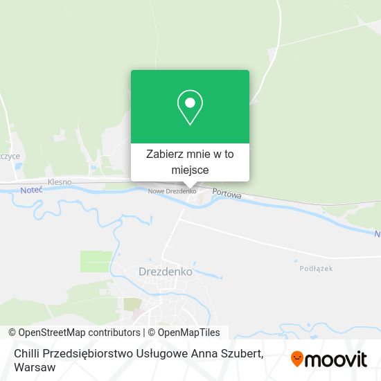 Mapa Chilli Przedsiębiorstwo Usługowe Anna Szubert