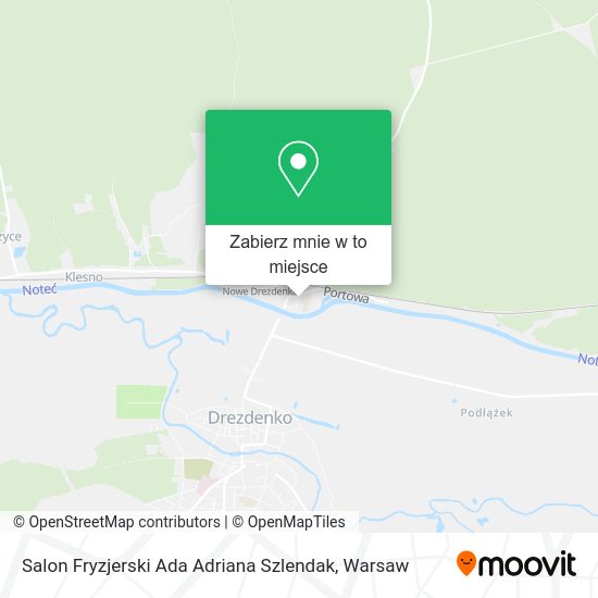 Mapa Salon Fryzjerski Ada Adriana Szlendak