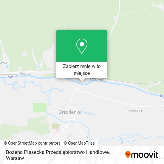 Mapa Bożena Piasecka Przedsiębiorstwo Handlowe