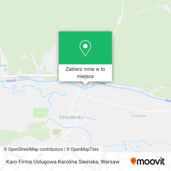 Mapa Karo Firma Usługowa Karolina Sieinska