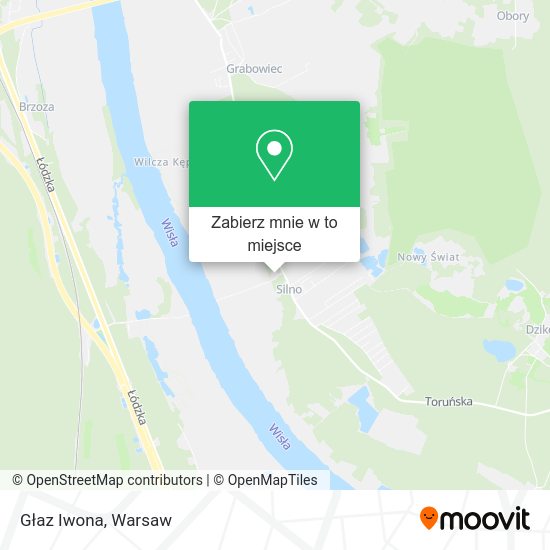 Mapa Głaz Iwona