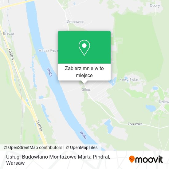 Mapa Usługi Budowlano Montażowe Marta Pindral