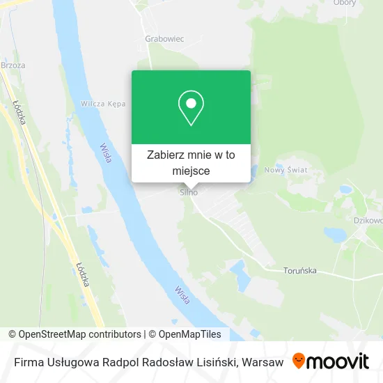 Mapa Firma Usługowa Radpol Radosław Lisiński