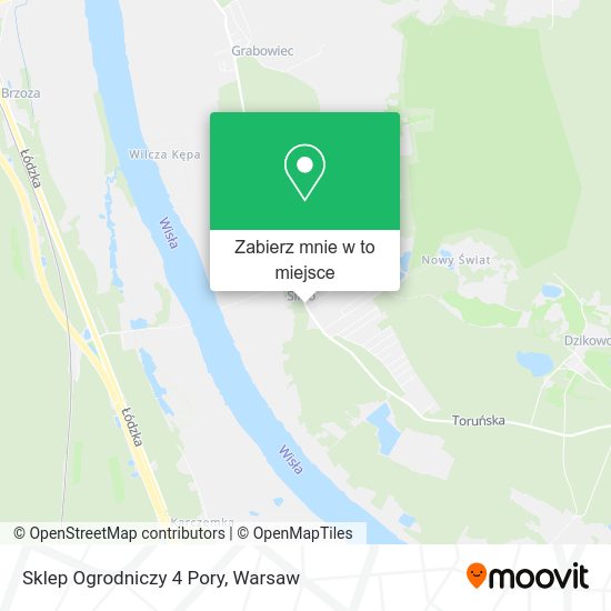 Mapa Sklep Ogrodniczy 4 Pory