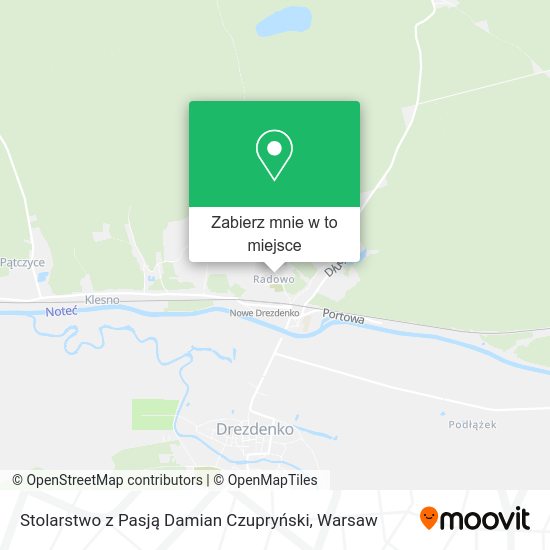 Mapa Stolarstwo z Pasją Damian Czupryński