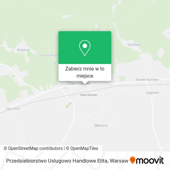 Mapa Przedsiebiorstwo Uslugowo Handlowe Elita