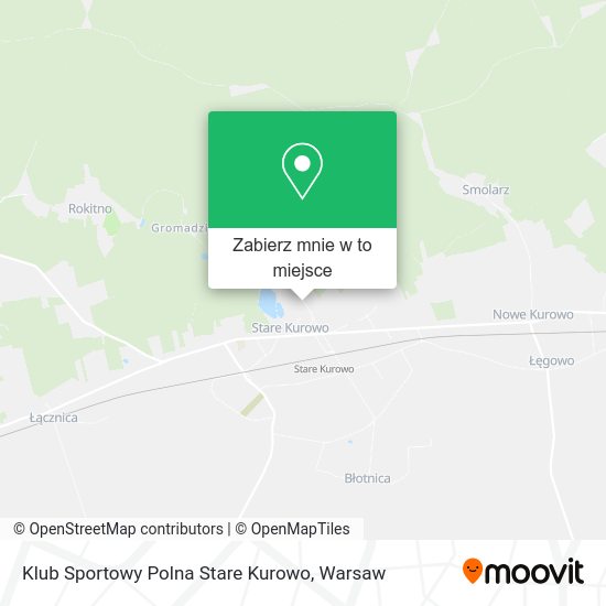 Mapa Klub Sportowy Polna Stare Kurowo