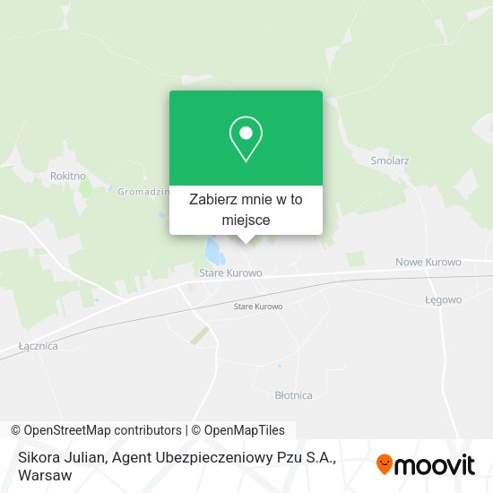 Mapa Sikora Julian, Agent Ubezpieczeniowy Pzu S.A.