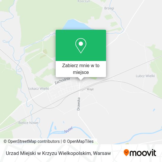 Mapa Urzad Miejski w Krzyzu Wielkopolskim