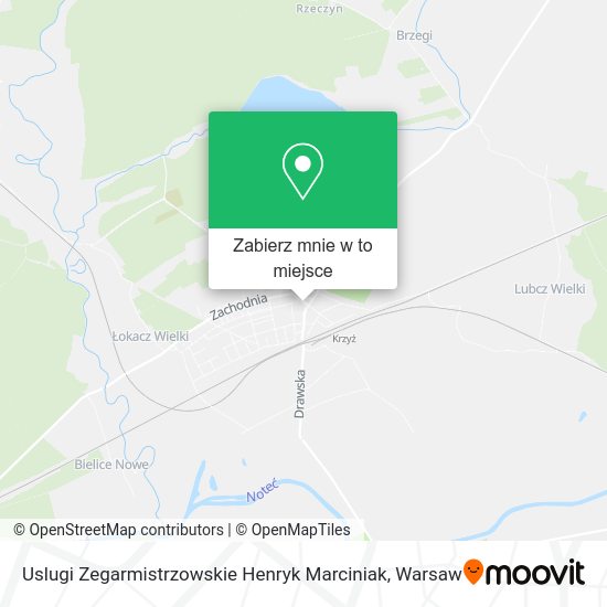 Mapa Uslugi Zegarmistrzowskie Henryk Marciniak