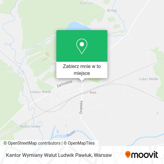 Mapa Kantor Wymiany Walut Ludwik Pawluk