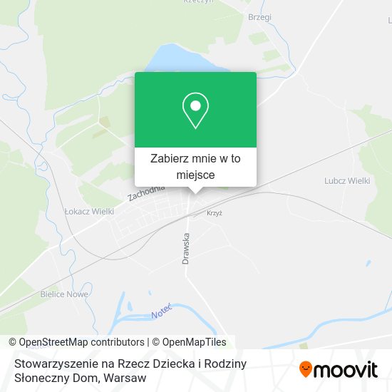 Mapa Stowarzyszenie na Rzecz Dziecka i Rodziny Słoneczny Dom