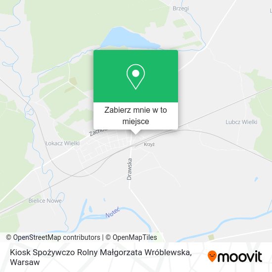 Mapa Kiosk Spożywczo Rolny Małgorzata Wróblewska