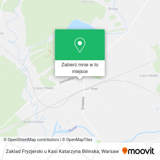 Mapa Zaklad Fryzjerski u Kasi Katarzyna Bilinska