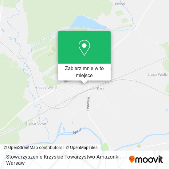 Mapa Stowarzyszenie Krzyskie Towarzystwo Amazonki