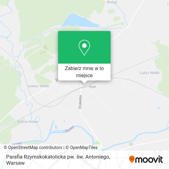 Mapa Parafia Rzymskokatolicka pw. św. Antoniego