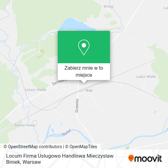 Mapa Locum Firma Uslugowo Handlowa Mieczyslaw Biniek