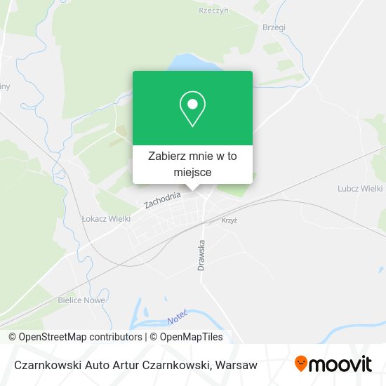 Mapa Czarnkowski Auto Artur Czarnkowski