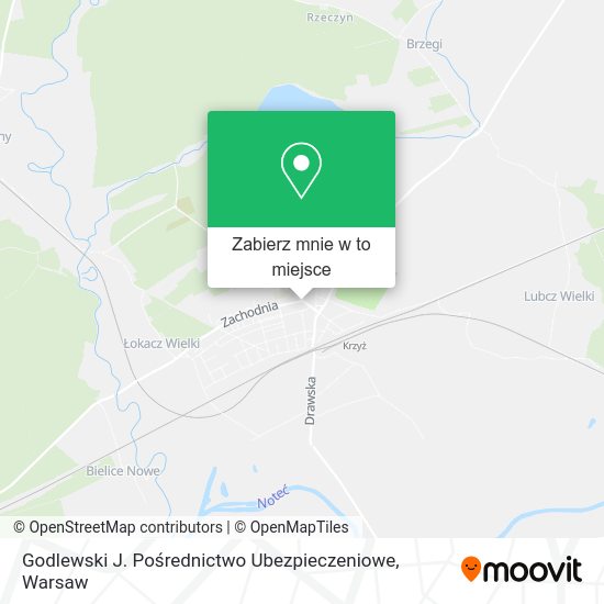 Mapa Godlewski J. Pośrednictwo Ubezpieczeniowe