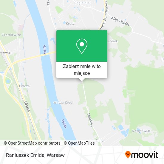 Mapa Raniuszek Emida