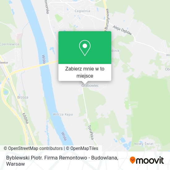 Mapa Byblewski Piotr. Firma Remontowo - Budowlana