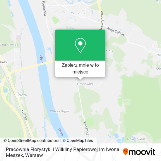 Mapa Pracownia Florystyki i Wilkliny Papierowej Im Iwona Meszek