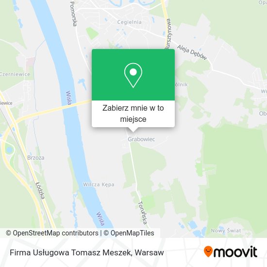 Mapa Firma Usługowa Tomasz Meszek