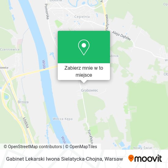 Mapa Gabinet Lekarski Iwona Sielatycka-Chojna