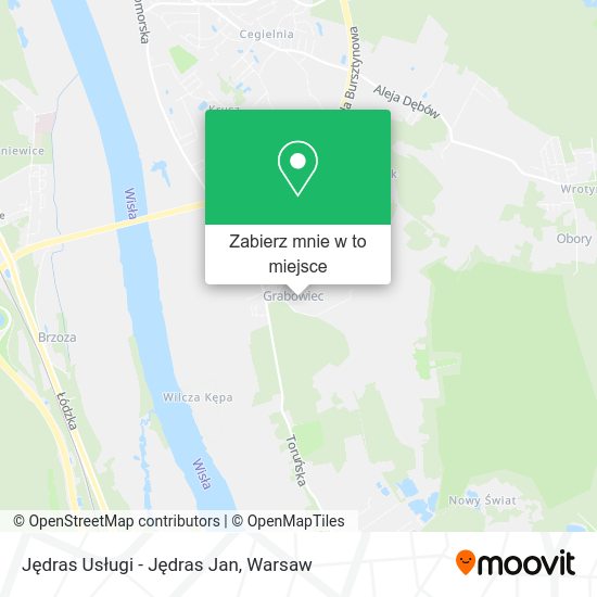 Mapa Jędras Usługi - Jędras Jan