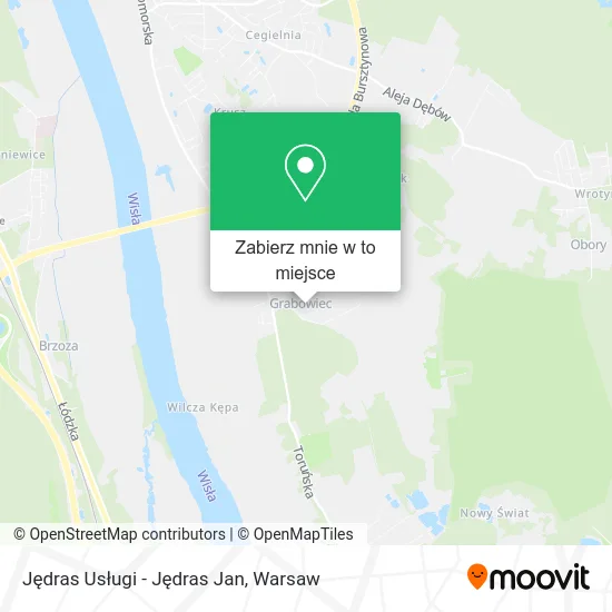 Mapa Jędras Usługi - Jędras Jan