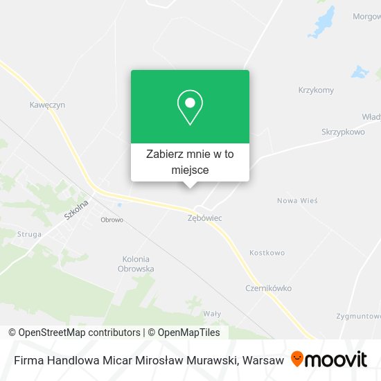 Mapa Firma Handlowa Micar Mirosław Murawski