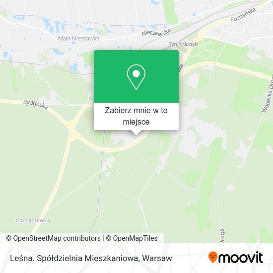 Mapa Leśna. Spółdzielnia Mieszkaniowa