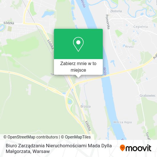 Mapa Biuro Zarządzania Nieruchomościami Mada Dylla Małgorzata