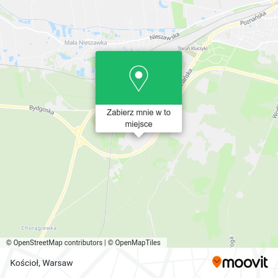 Mapa Kościoł