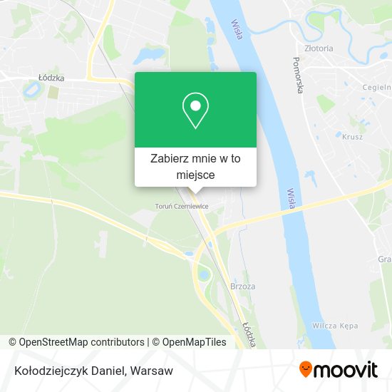 Mapa Kołodziejczyk Daniel