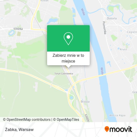 Mapa Żabka