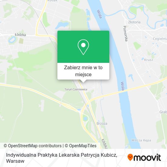 Mapa Indywidualna Praktyka Lekarska Patrycja Kubicz