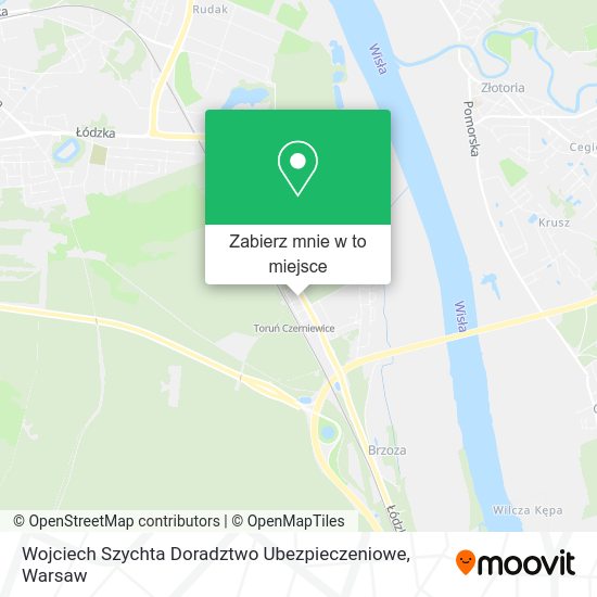 Mapa Wojciech Szychta Doradztwo Ubezpieczeniowe