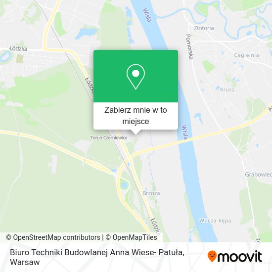 Mapa Biuro Techniki Budowlanej Anna Wiese- Patuła