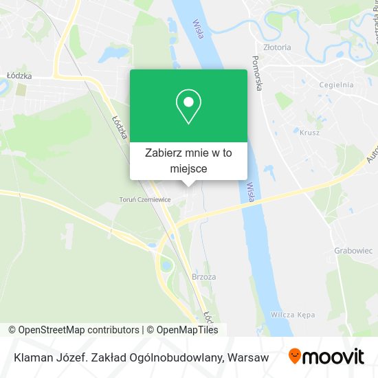 Mapa Klaman Józef. Zakład Ogólnobudowlany